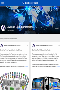 Avenue-Communications for iphone_black